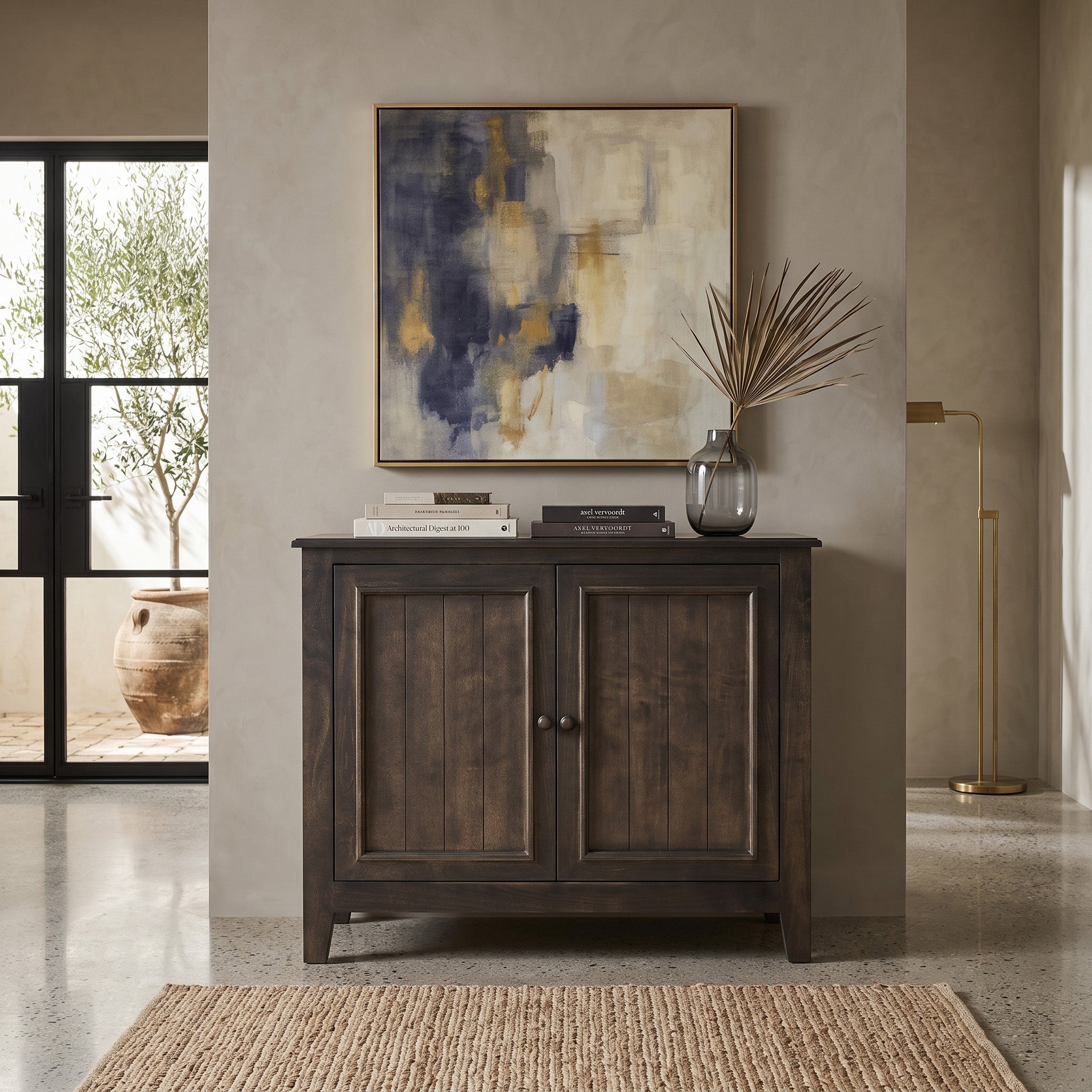 Ridge 2-Door Farmhouse Accent Cabinet