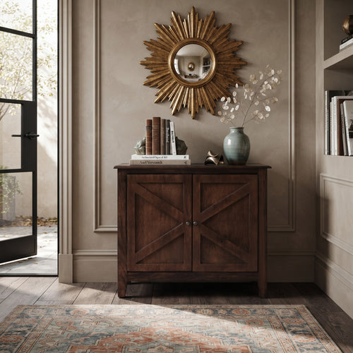 Cedros X-Brace Accent Cabinet
