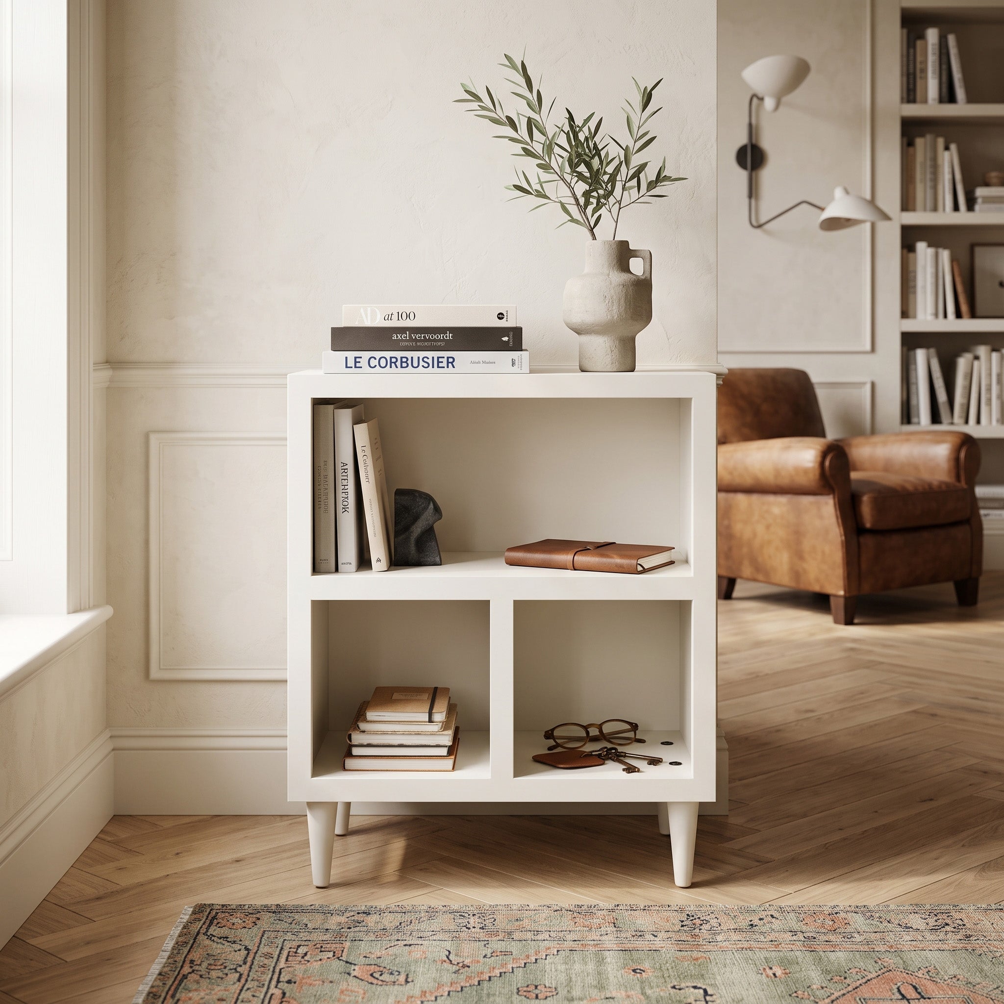 Bay Low Bookcase - Oakmaat - Bookcases