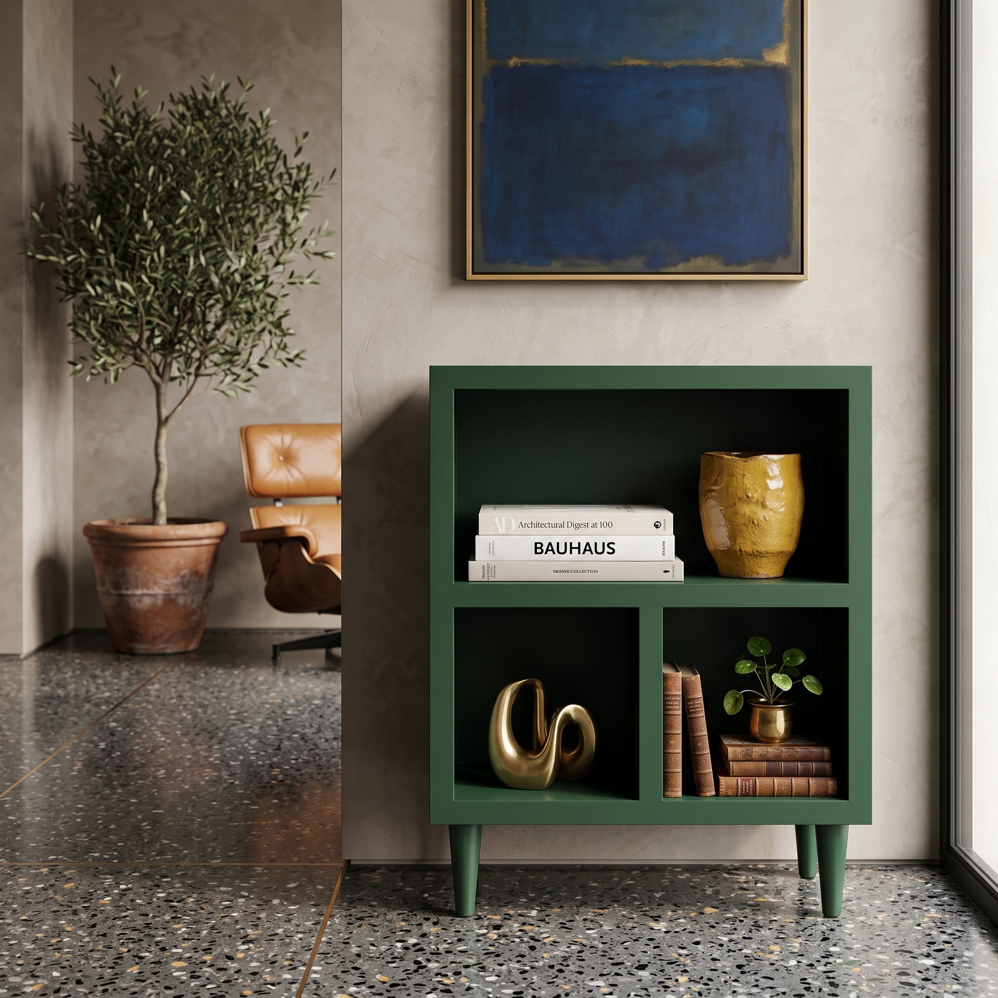 Bay Low Bookcase - Oakmaat - Bookcases