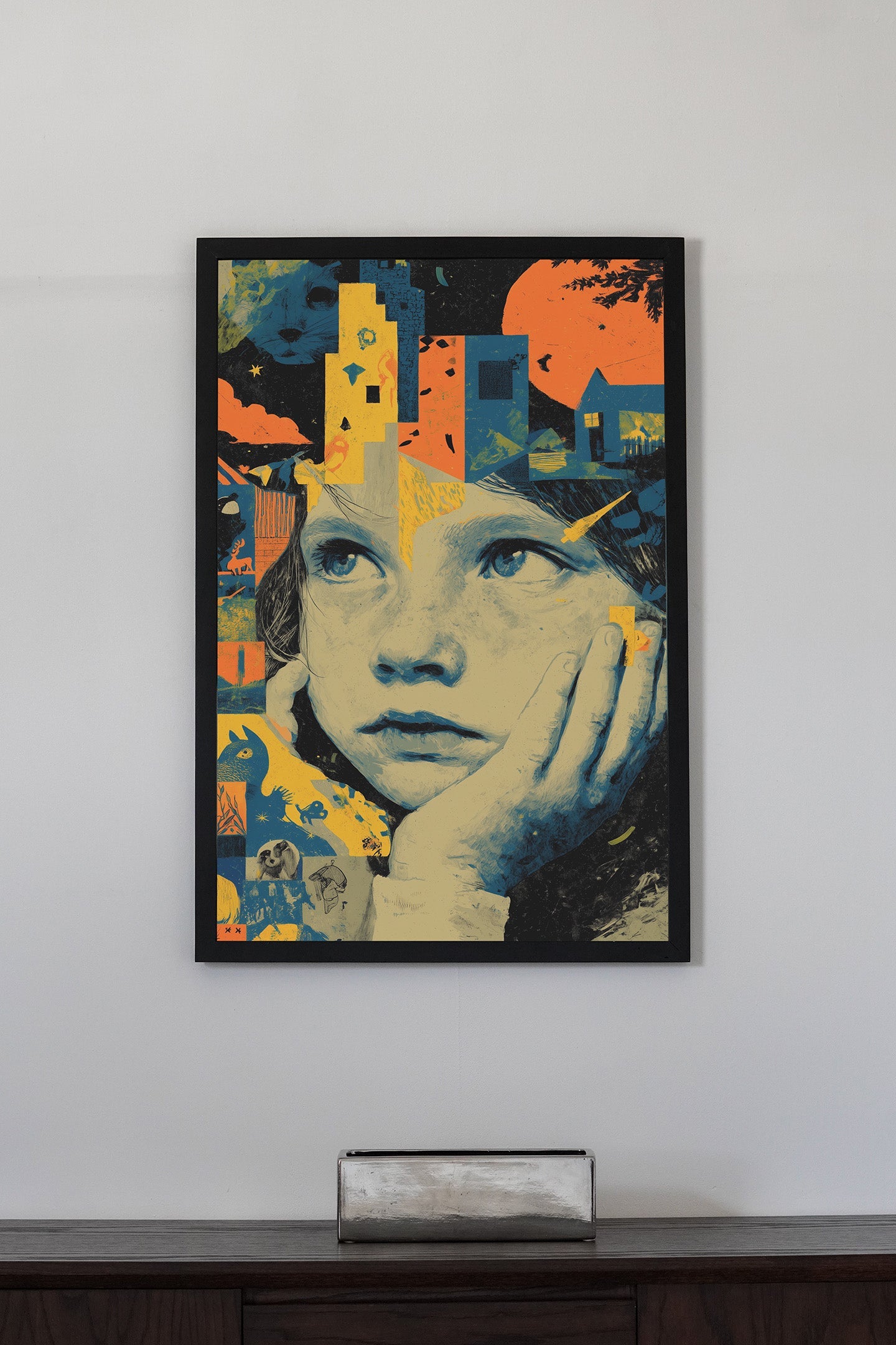 Daydreaming | Print & Oak Frame - Oakmaat - Art Prints