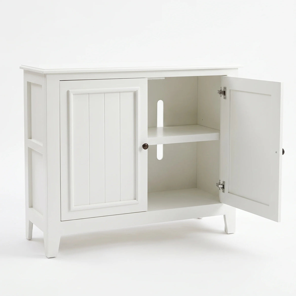 Reed 2-Door Beadboard Accent Cabinet - Oakmaat - Accent Cabinet