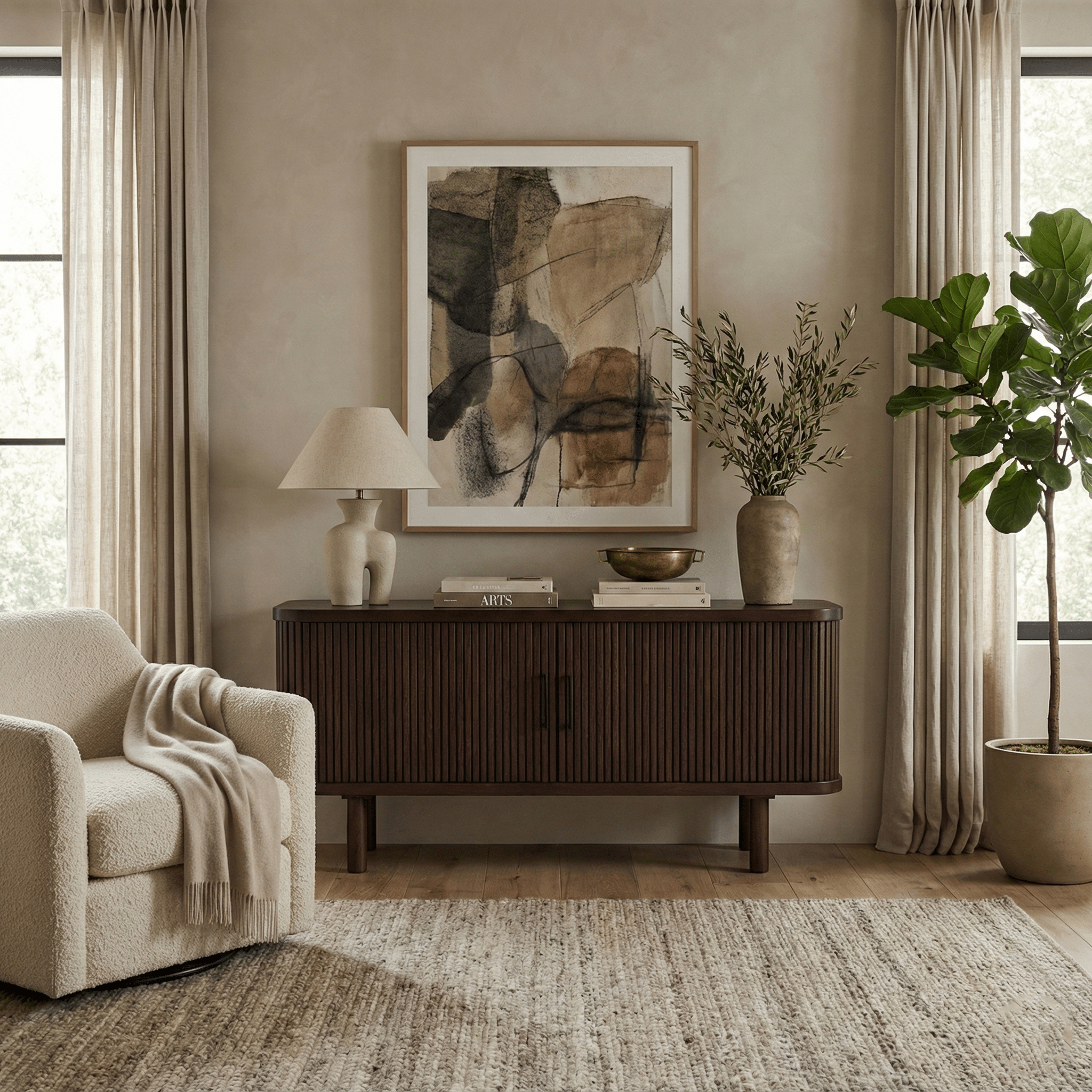 Robin Media Console - Oakmaat - Sideboard