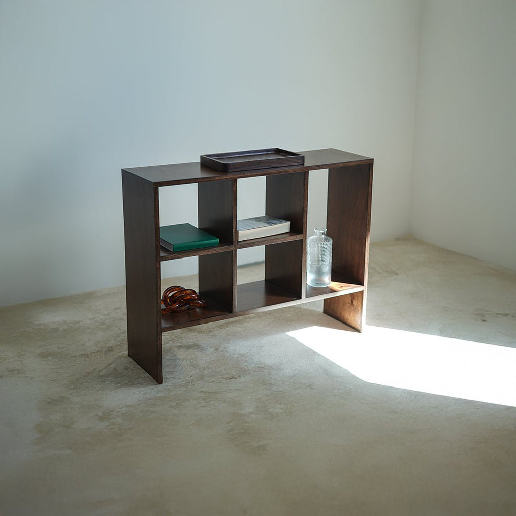 Vale Modular Shelf - Brown wood modular shelf - Oakmaat - Accent