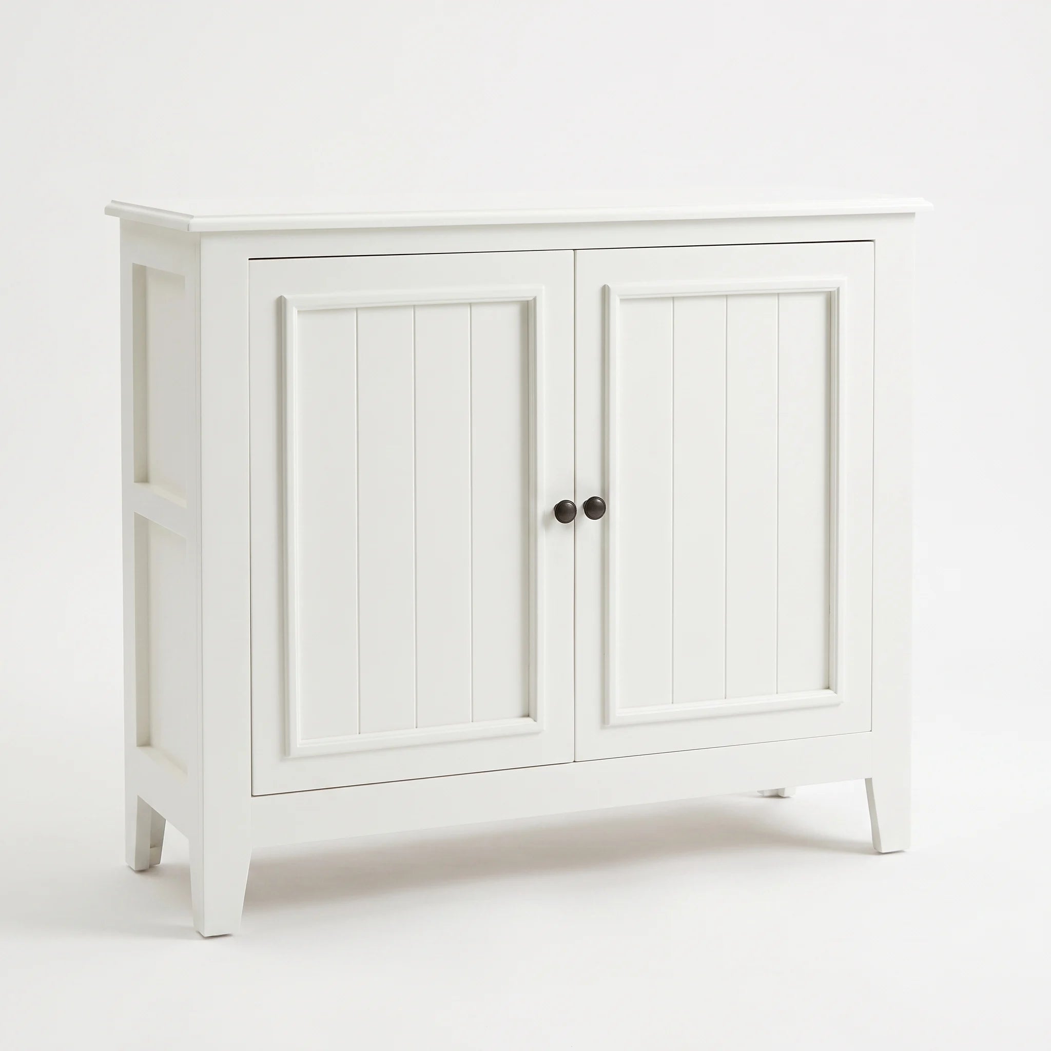 Reed 2-Door Beadboard Accent Cabinet